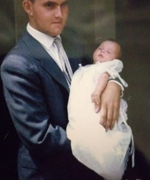 Lynn and her godfather Vernon